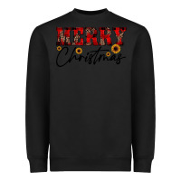 Black merry christmas Heavyweight Sweatshirt - JahusDesignShop