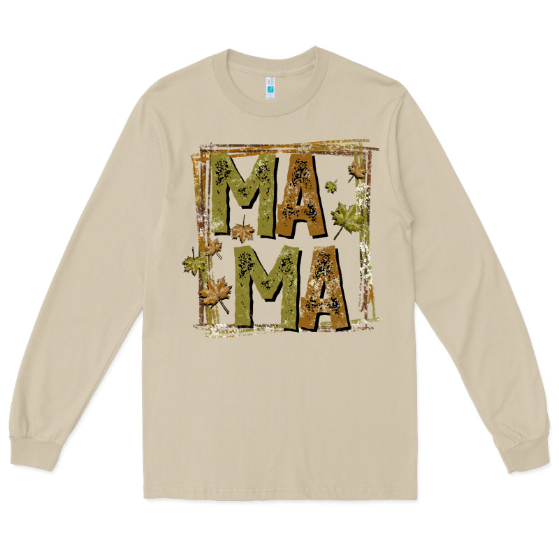 Mama Fall Long Sleeve Tee by CowhideDigitalArt | Teevron