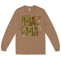 Toasted Coconut mama fall Long Sleeve Tee - CowhideDigitalArt
