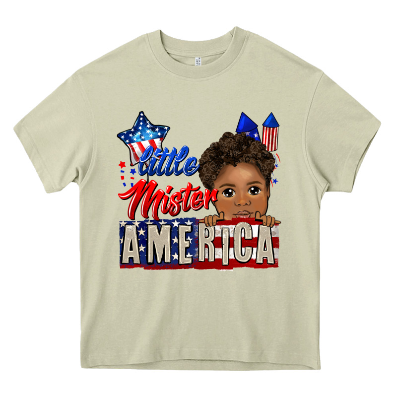 Little Mister America Black Boy Heavy Core Tee by CowGirlArtShop | Teevron