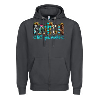 Smoke faith it till you make it Zipper Hoodie - JahusDesignShop
