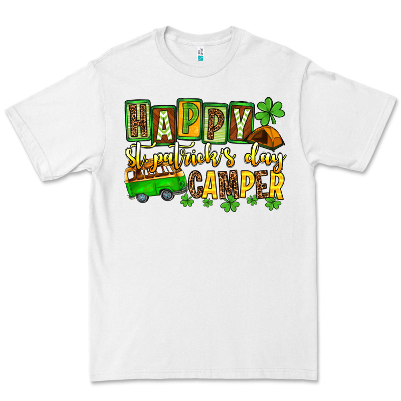 St. Patrick's Happy St. Patrick's Day Camper Premium Tee by OliviaCreatesArt | Teevron