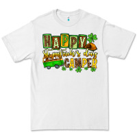 White St. Patrick's Happy St. Patrick's Day camper Premium Tee - OliviaCreatesArt