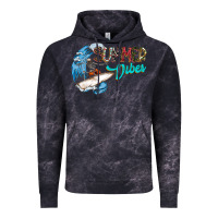 Cloud Black Summer Vibes Vintage Hoodie - CowhideDigitalArt