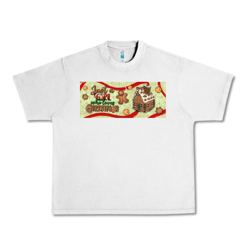 Just A Girl Who Loves Christmas Urban Heavy Tee by BundleAndBundleShop | Teevron