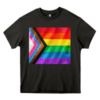 Asphalt Pride flag Heavy Core Tee - CowGirlArtShop