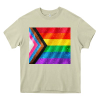 Mossy Pride flag Heavy Core Tee - CowGirlArtShop