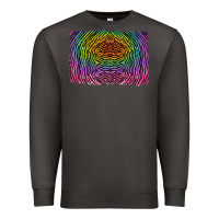 Smoke colorful zebra background Premium Sweatshirt - RanaPortraitStore