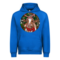 Brown Cow Christmas Urban Hoodie | Teevron