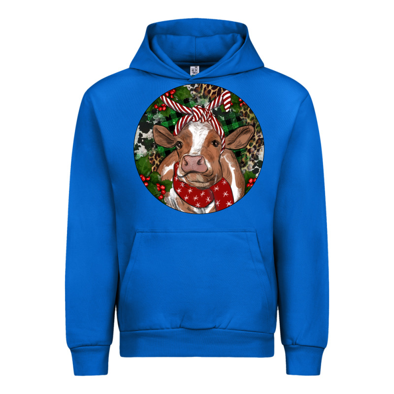 Brown Cow Christmas Urban Hoodie by RanaPortraitStore | Teevron