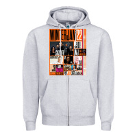 Heather Grey Winter Jam Zipper Hoodie - linhVisuals