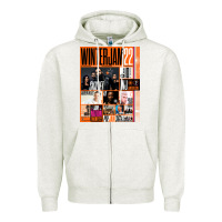 Oatmeal Heather Winter Jam Zipper Hoodie - linhVisuals