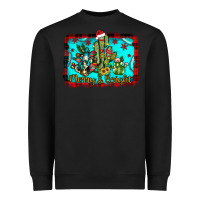 Black merry & bright Heavyweight Sweatshirt - JahusDesignShop