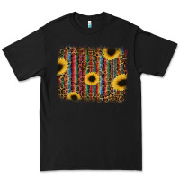 Black sunflowers serape leopard Premium Tee - RanaPortraitStore