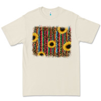 Bone sunflowers serape leopard Premium Tee - RanaPortraitStore