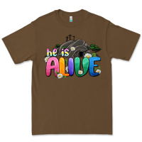 Cacao Easter Day He is alive Premium Tee - OliviaCreatesArt