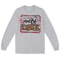 Moon Dust Nurse life leopard frame Long Sleeve Tee - LillyAllenDesigns