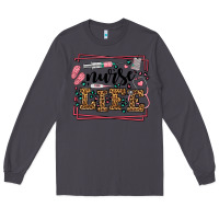 Smoke Nurse life leopard frame Long Sleeve Tee - LillyAllenDesigns