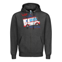 Charcoal Heather emt paramedic wee woo ambulance boo Zipper Hoodie - linhVisuals