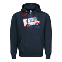 Navy emt paramedic wee woo ambulance boo Zipper Hoodie - linhVisuals