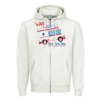 Oatmeal Heather emt paramedic wee woo ambulance boo Zipper Hoodie - linhVisuals
