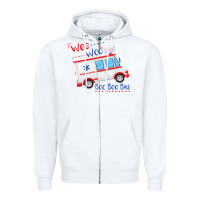 White emt paramedic wee woo ambulance boo Zipper Hoodie - linhVisuals