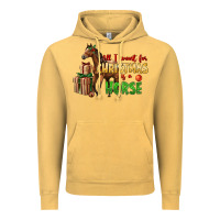 Vintage Mustard All I Want For Christmas Is A Horse Vintage Hoodie - LillyAllenDesigns