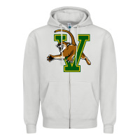 Dove Grey vermont catamounts Zipper Hoodie - linhVisuals
