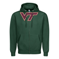 Virginia Tech Hokies Zipper Hoodie | Teevron
