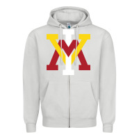 Dove Grey vmi keydets Zipper Hoodie - linhVisuals
