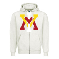 Oatmeal Heather vmi keydets Zipper Hoodie - linhVisuals