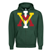 Sports Green vmi keydets Zipper Hoodie - linhVisuals