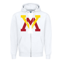 White vmi keydets Zipper Hoodie - linhVisuals