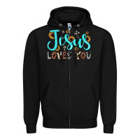 Black jesus loves you Zipper Hoodie - JahusDesignShop