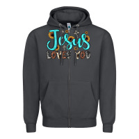 Smoke jesus loves you Zipper Hoodie - JahusDesignShop
