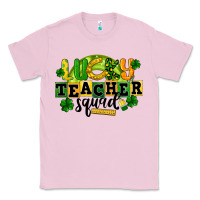 Bubblegum Pink Lucky Teacher Squad St. Patrick's Day Classic Tee - CowGirlArtShop