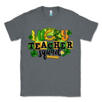 Charcoal Heather Lucky Teacher Squad St. Patrick's Day Classic Tee - CowGirlArtShop