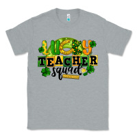 Heather Grey Lucky Teacher Squad St. Patrick's Day Classic Tee - CowGirlArtShop