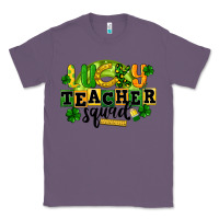 Lavender Lucky Teacher Squad St. Patrick's Day Classic Tee - CowGirlArtShop