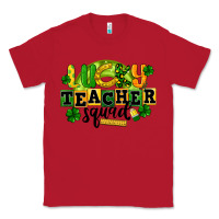 Red Lucky Teacher Squad St. Patrick's Day Classic Tee - CowGirlArtShop