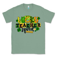 Sage Lucky Teacher Squad St. Patrick's Day Classic Tee - CowGirlArtShop