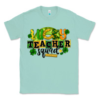 Seafoam Lucky Teacher Squad St. Patrick's Day Classic Tee - CowGirlArtShop