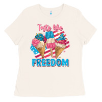 Bone taste like freedom 4th of july Ladies Tee - FaDigitalArtStudio