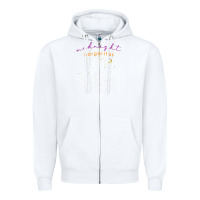 White midnight margaritas practical magic halloween Zipper Hoodie - linhVisuals