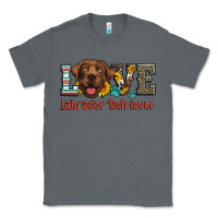 Charcoal Heather love labrador retriever Classic Tee - Artiststas