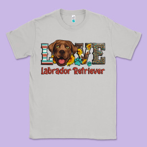 Love Labrador Retriever Classic Tee Designed By Artiststas