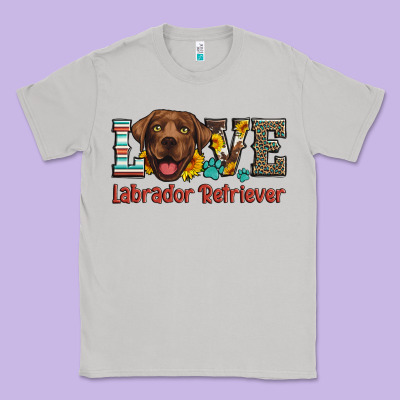 Love Labrador Retriever Classic Tee Designed By Artiststas