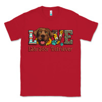 Red love labrador retriever Classic Tee - Artiststas