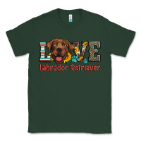 Sports Green love labrador retriever Classic Tee - Artiststas
