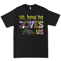 Black Easter Day Oh he loves us Premium Tee - OliviaCreatesArt